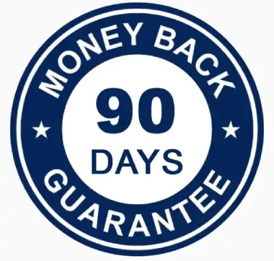 Neura Supplement 90 day money back guarantee badge for risk free purchase